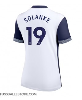 Günstige Tottenham Hotspur Dominic Solanke #19 Heimtrikot Damen 2024-25 Kurzarm